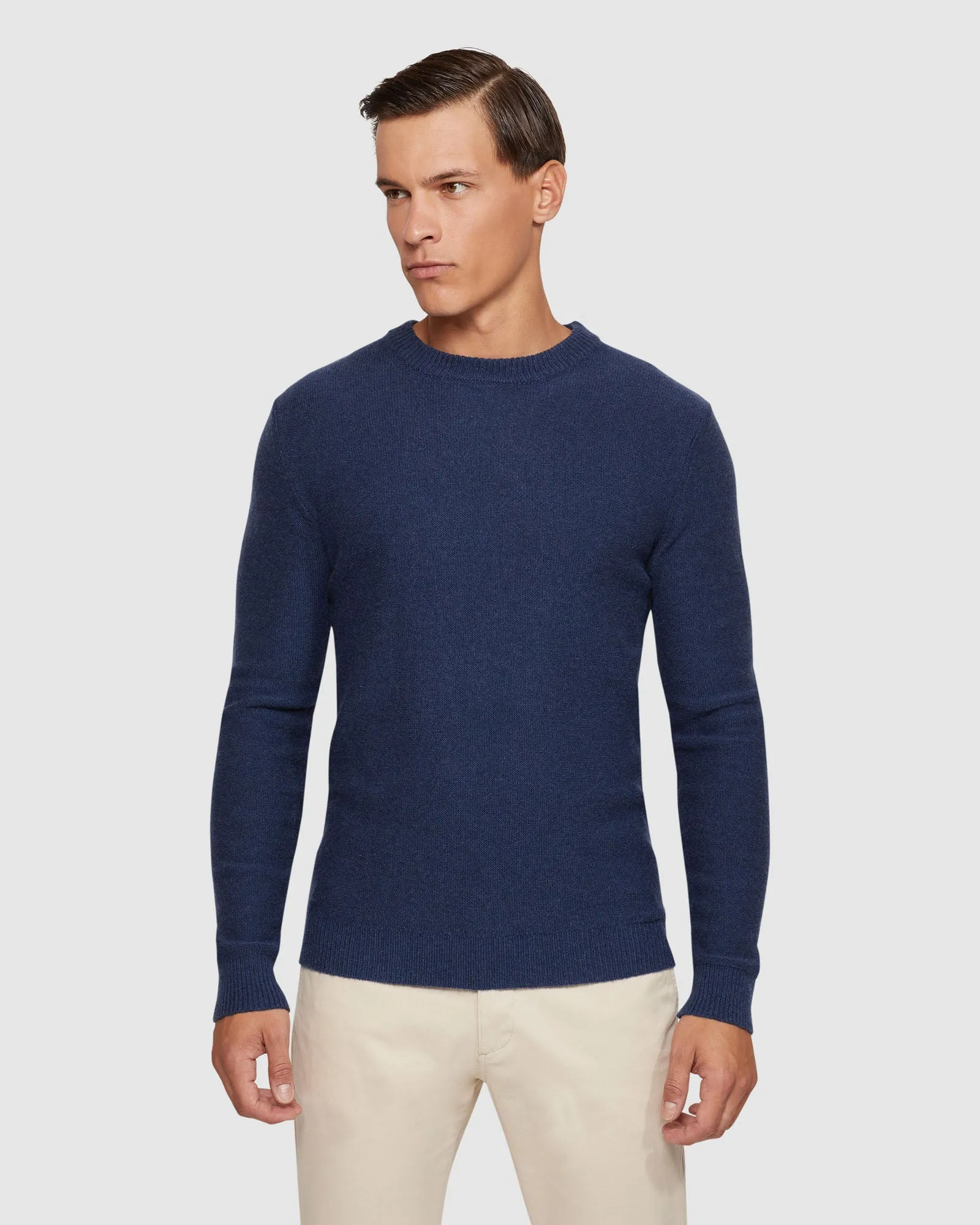 Leon Crew Neck Wool Rich Pullover
