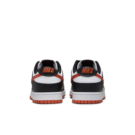 Men's Nike Dunk Low Retro - WHITE/DRAGON RED-BLACK