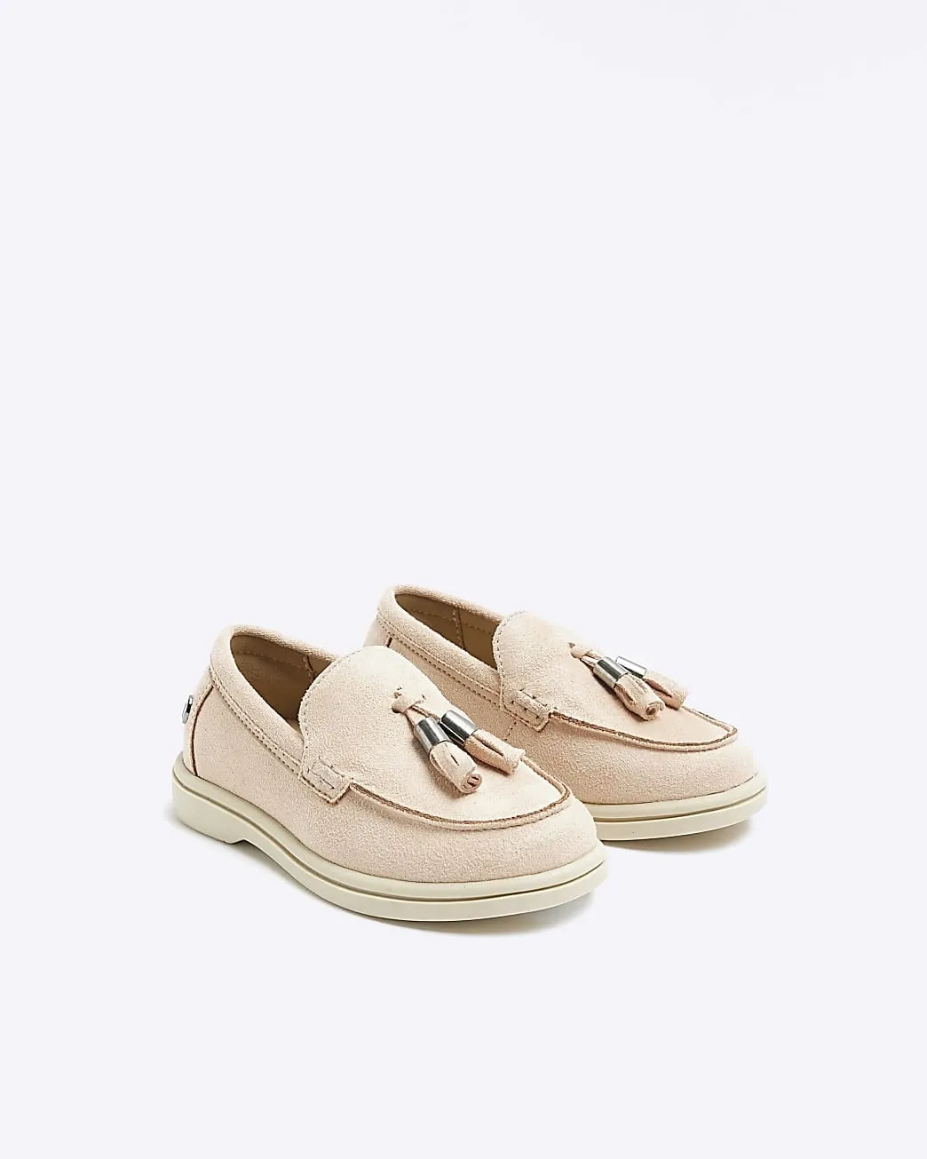 Mini Unisex Pink Tassel Loafers