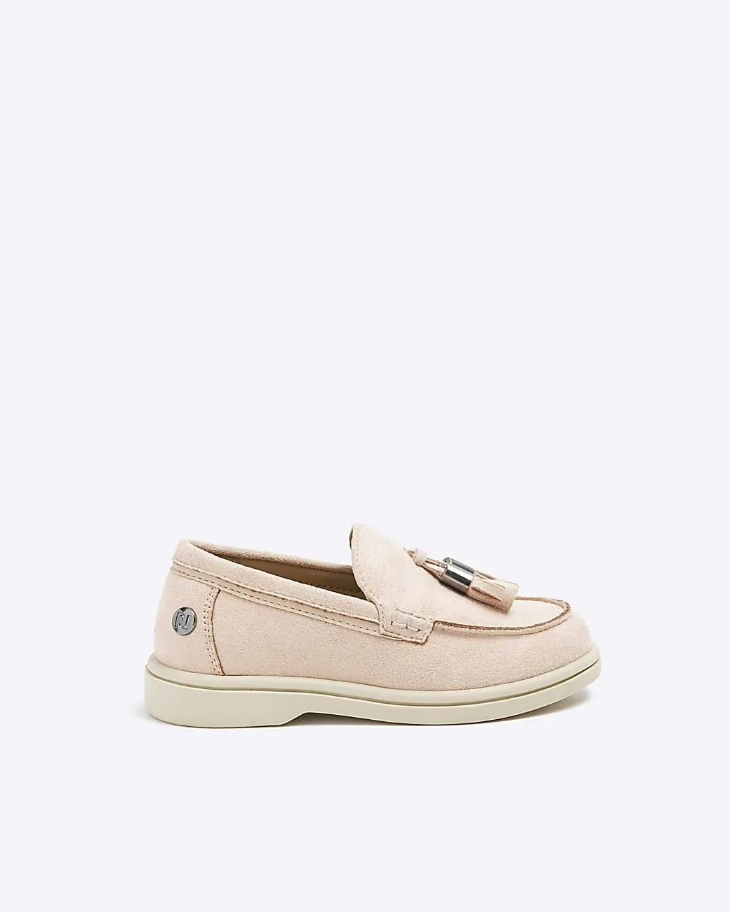 Mini Unisex Pink Tassel Loafers
