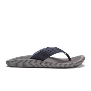 OluKai Ulele Sandal (Men) - Blue Depth/Charcoal