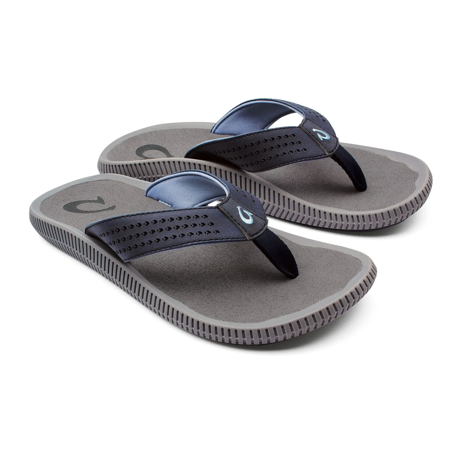 OluKai Ulele Sandal (Men) - Blue Depth/Charcoal