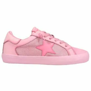 Pink Glitter Low Top Sneakers - MAGMA
