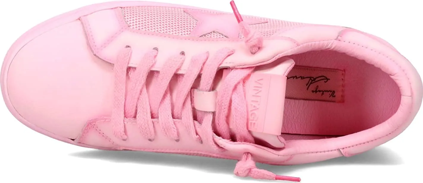 Pink Glitter Low Top Sneakers - MAGMA