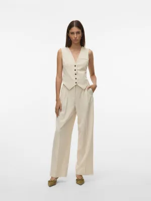Pinstripe Tailored Vest