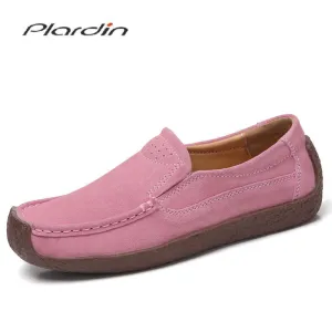 Plardin Women's Genuine Leather Flats