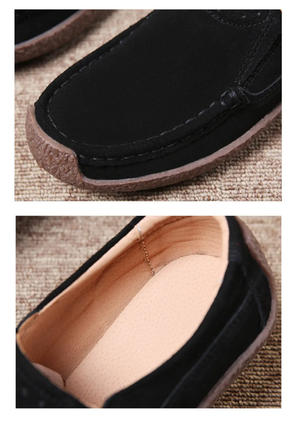 Plardin Women's Genuine Leather Flats