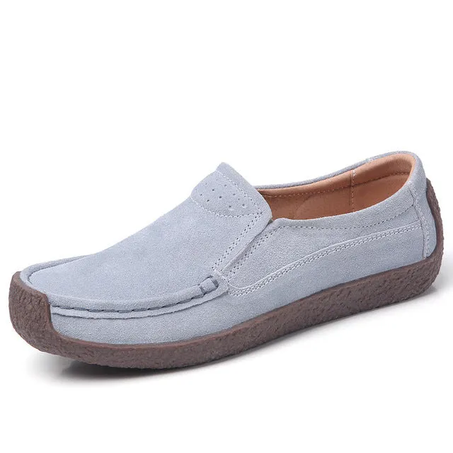 Plardin Women's Genuine Leather Flats