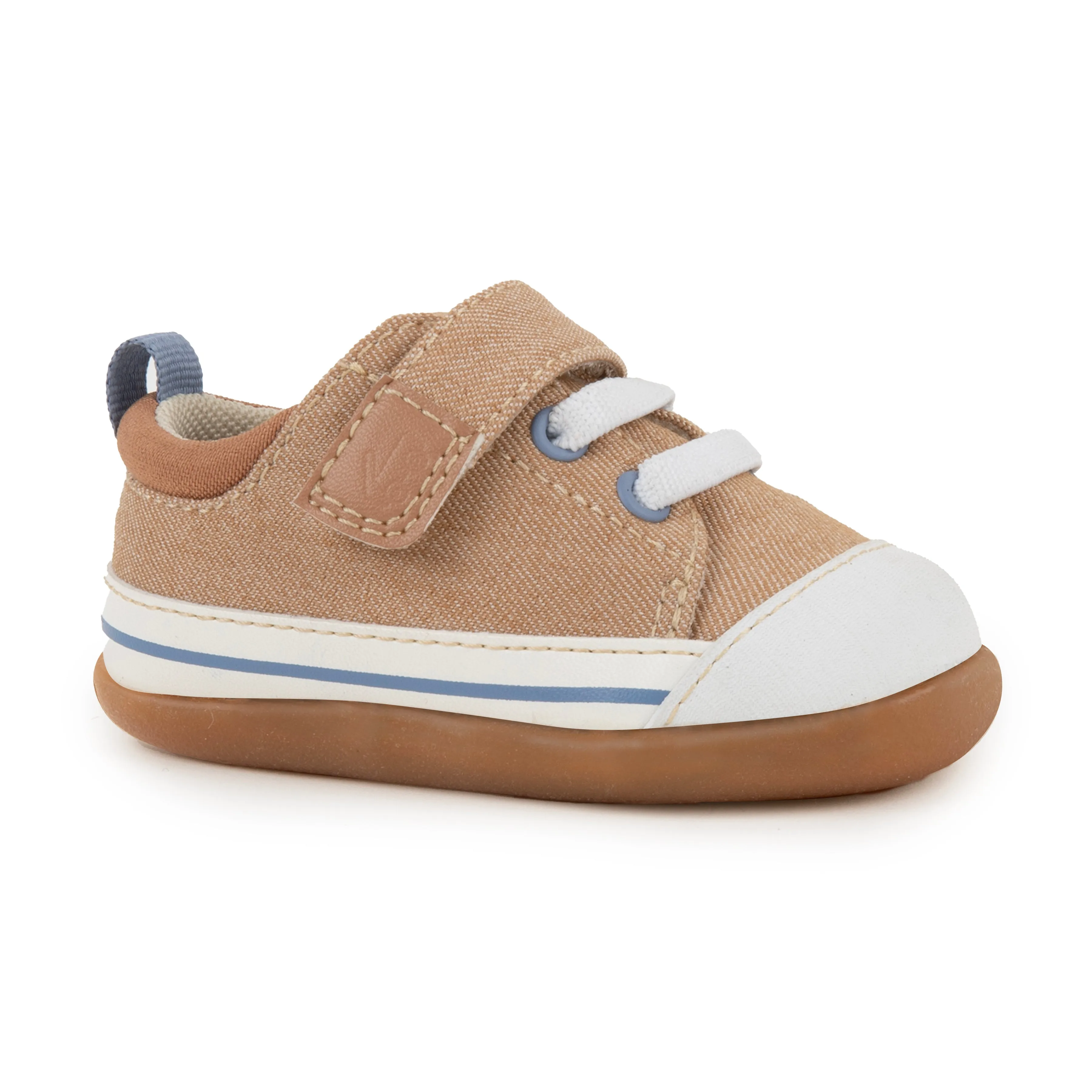 See Kai Run Stevie Mini | Khaki Toddler Sneakers