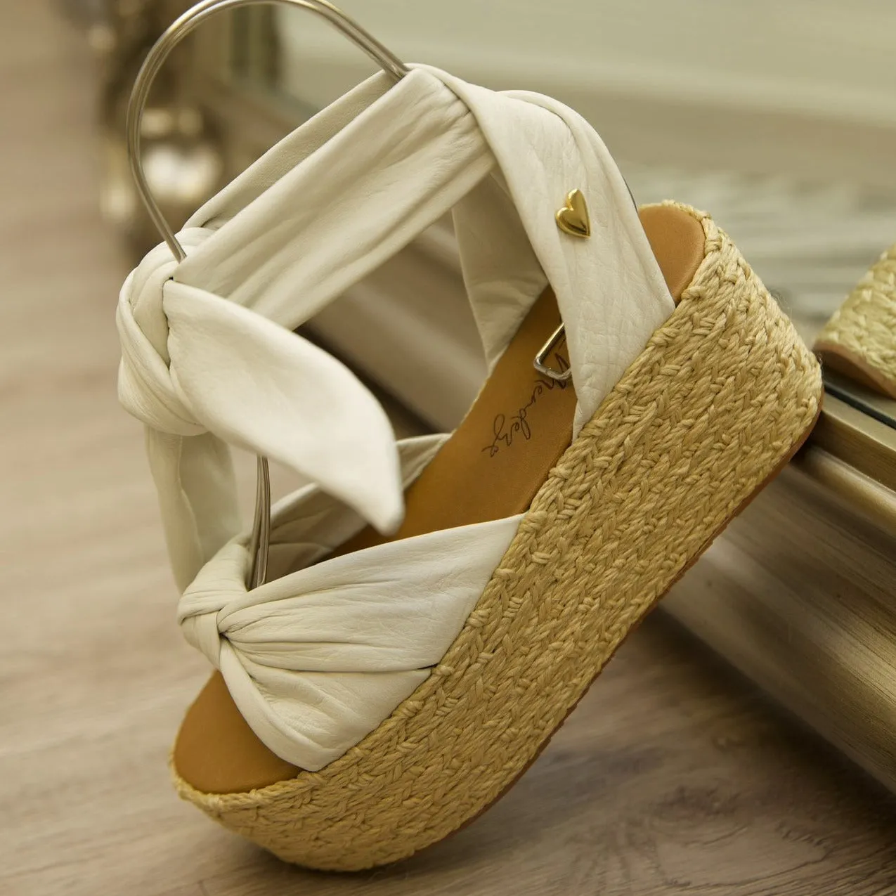 Sisi Espadrilles - Bone Ivory