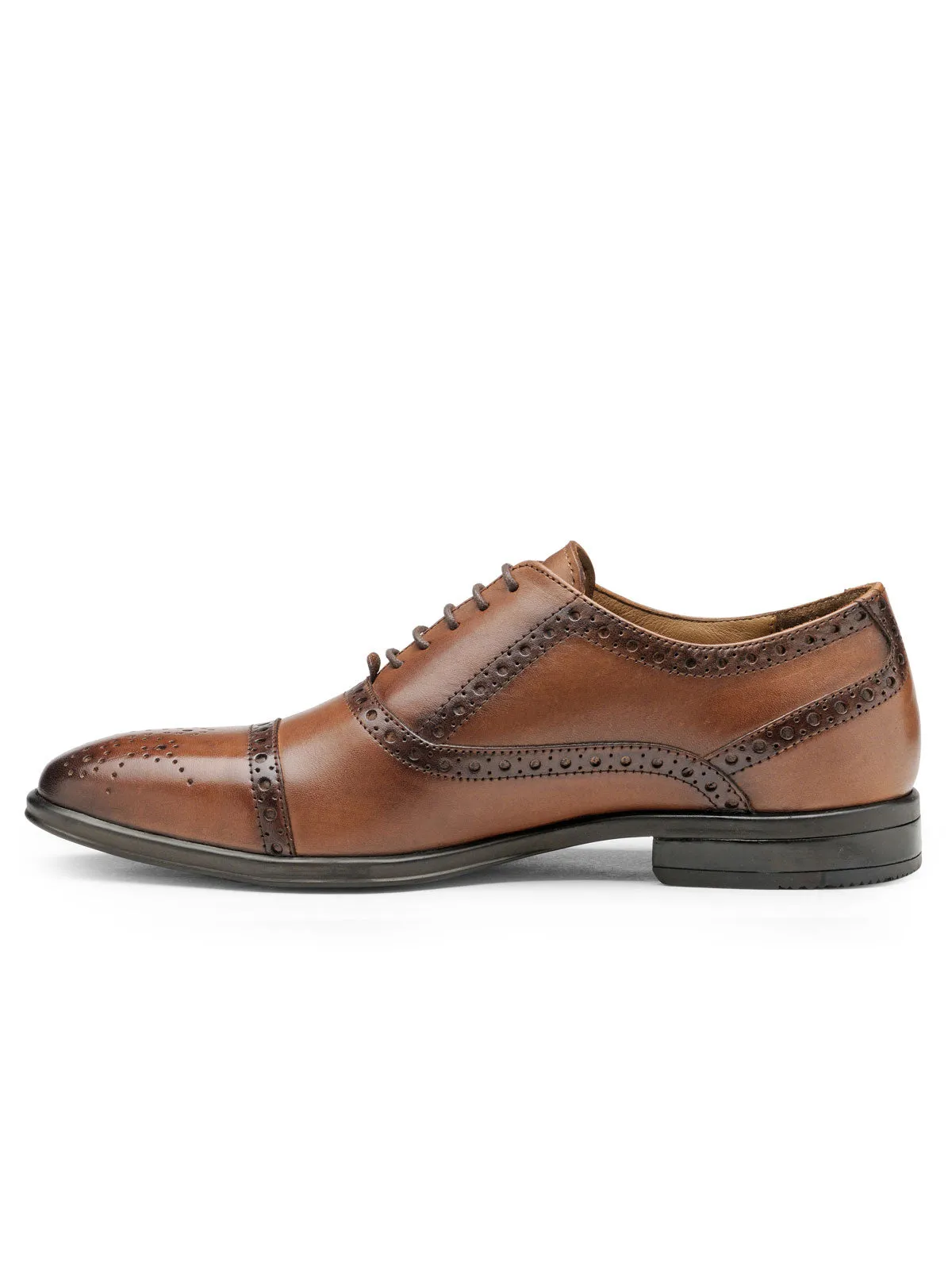 Teakwood Leather Men's Wood Oxford/Brogue Shoes