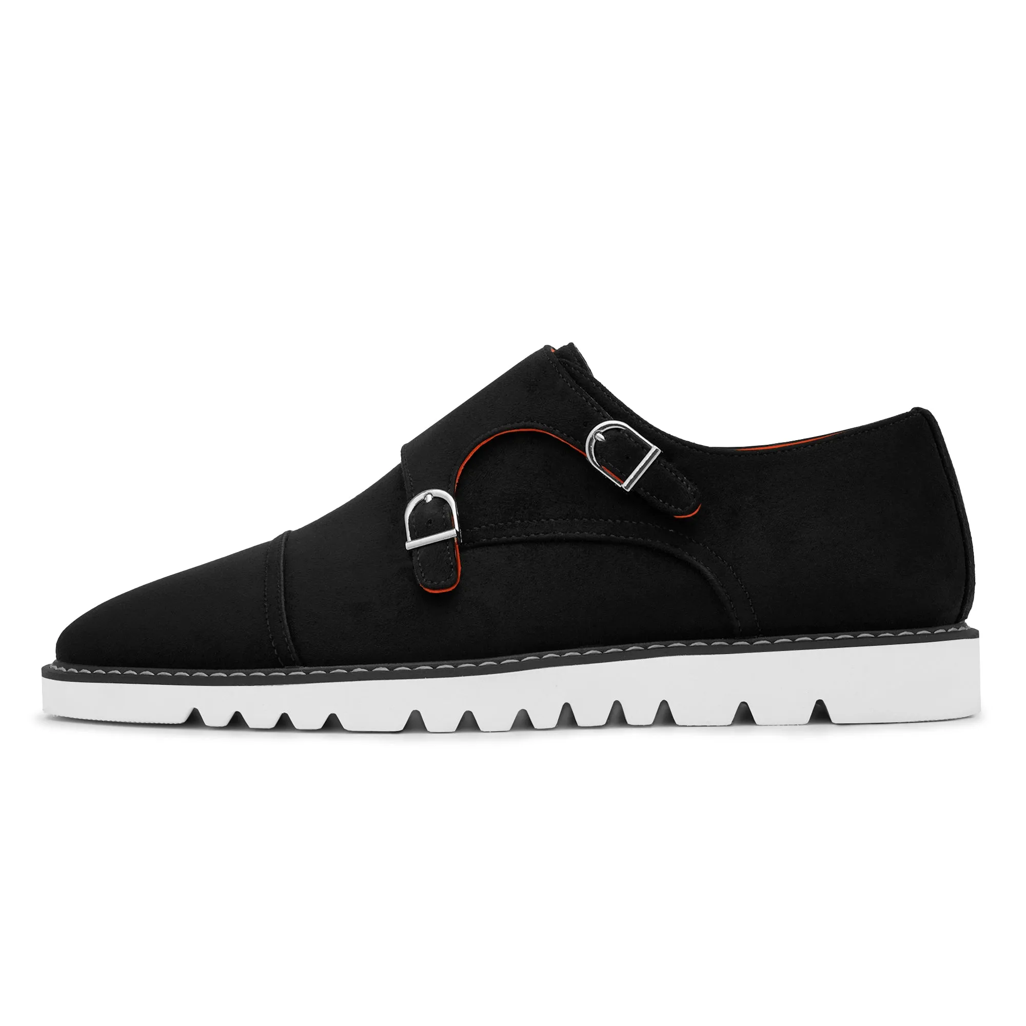 The Freshman S TAYNO Suede Double Monk Strap Oxford Sneaker