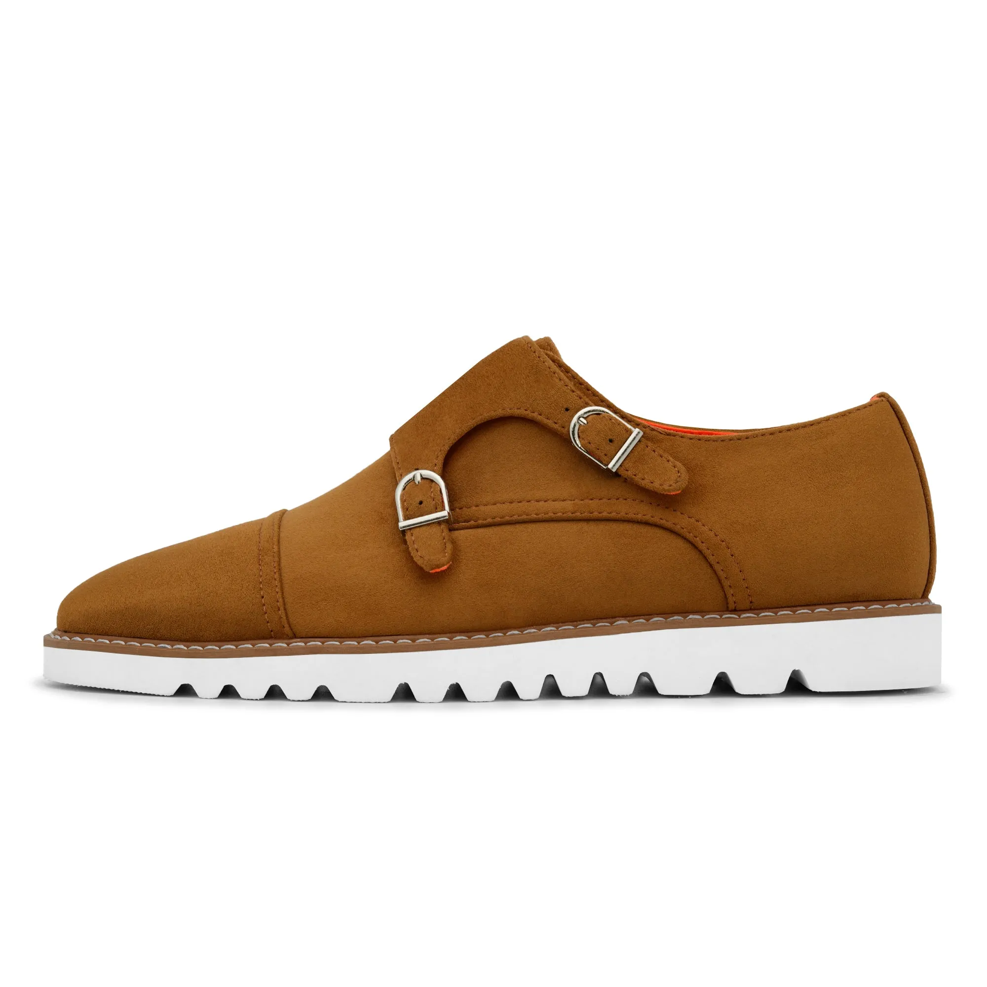 The Freshman S TAYNO Suede Double Monk Strap Oxford Sneaker