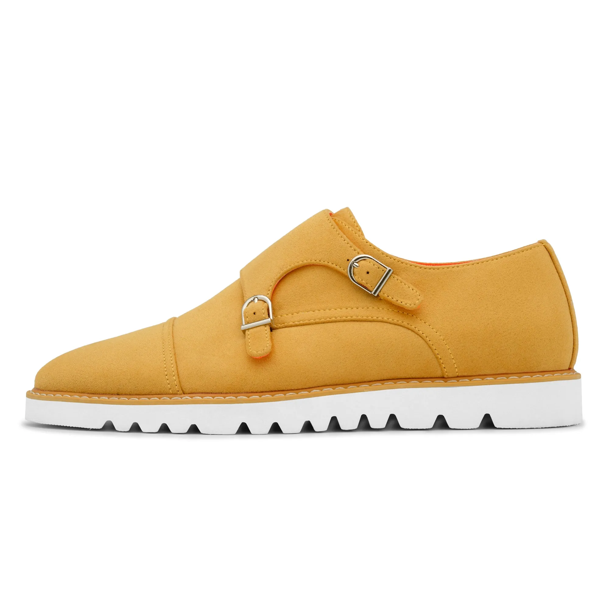 The Freshman S TAYNO Suede Double Monk Strap Oxford Sneaker
