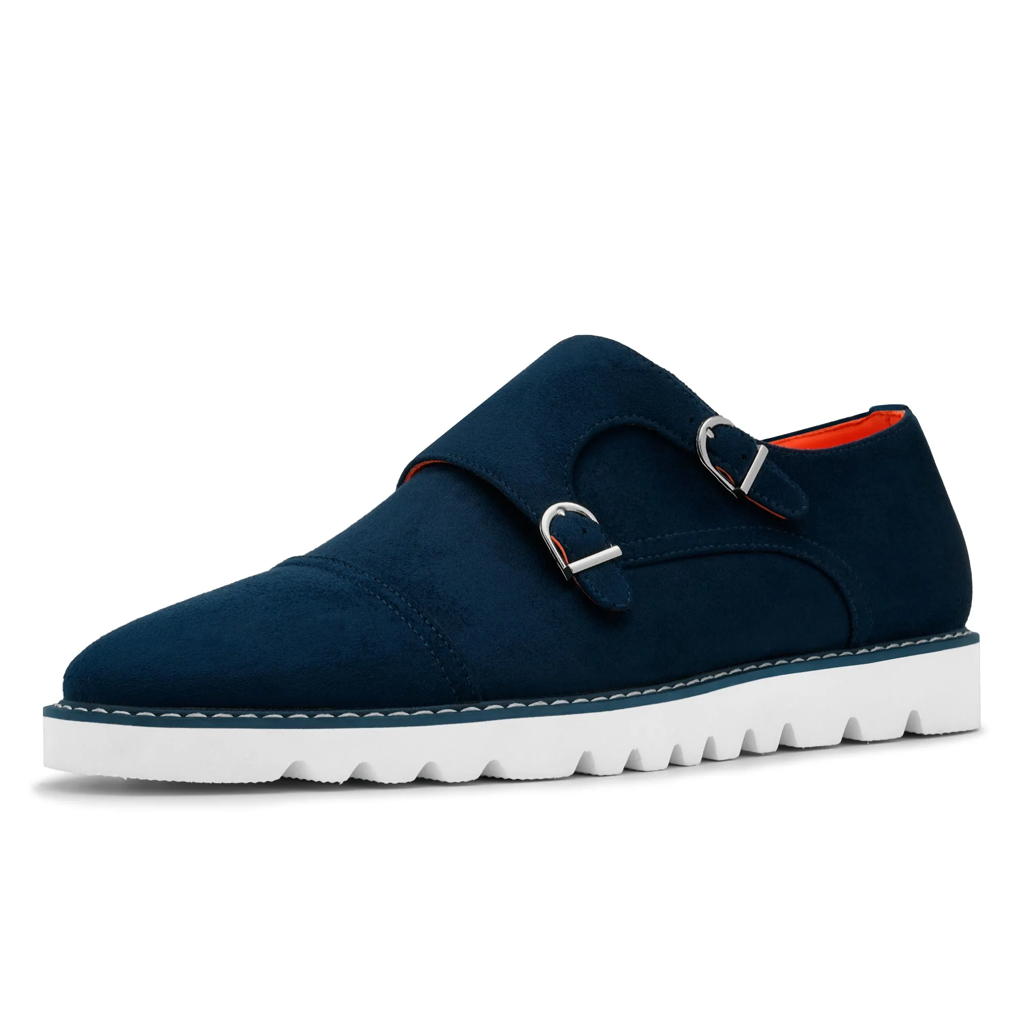 The Freshman S TAYNO Suede Double Monk Strap Oxford Sneaker
