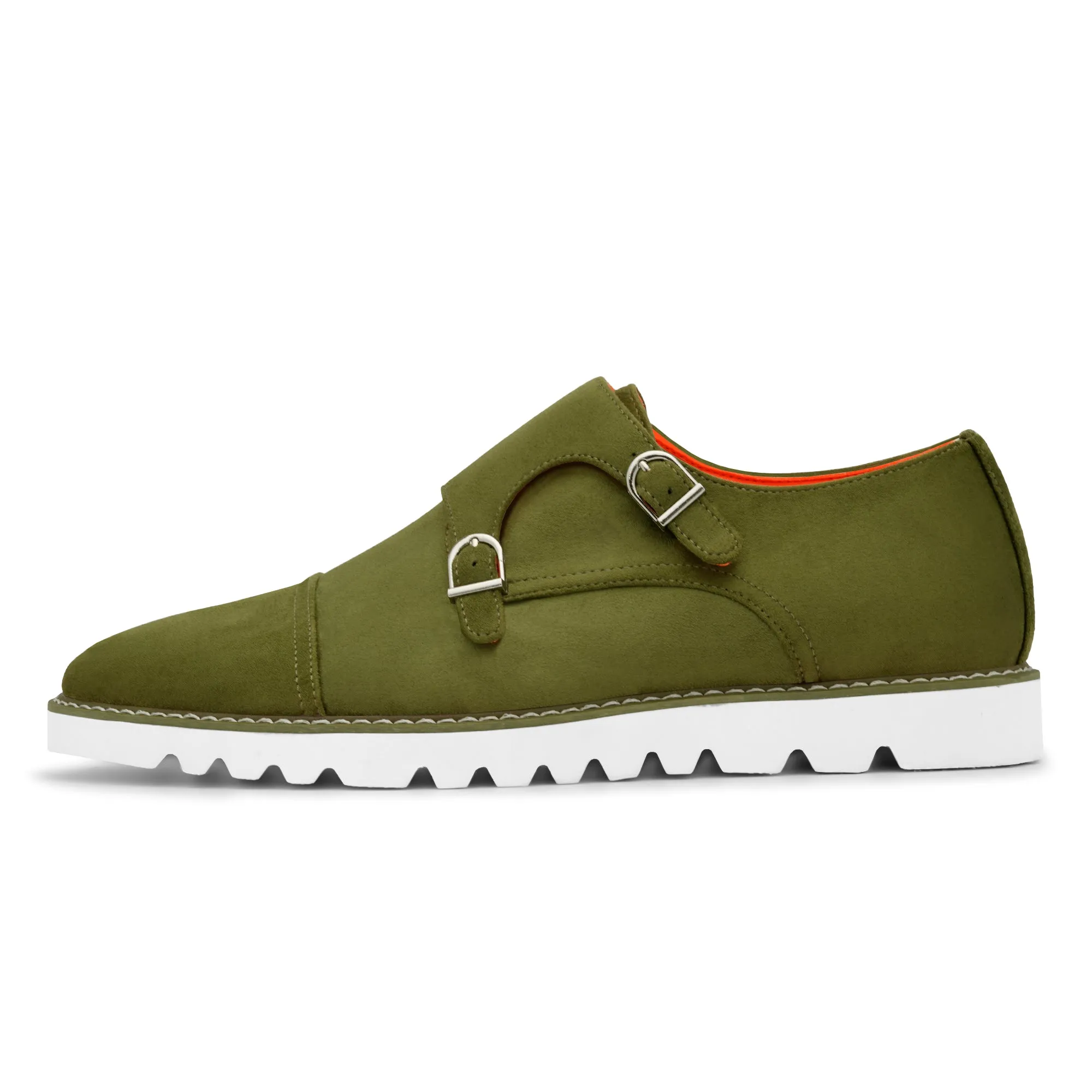 The Freshman S TAYNO Suede Double Monk Strap Oxford Sneaker