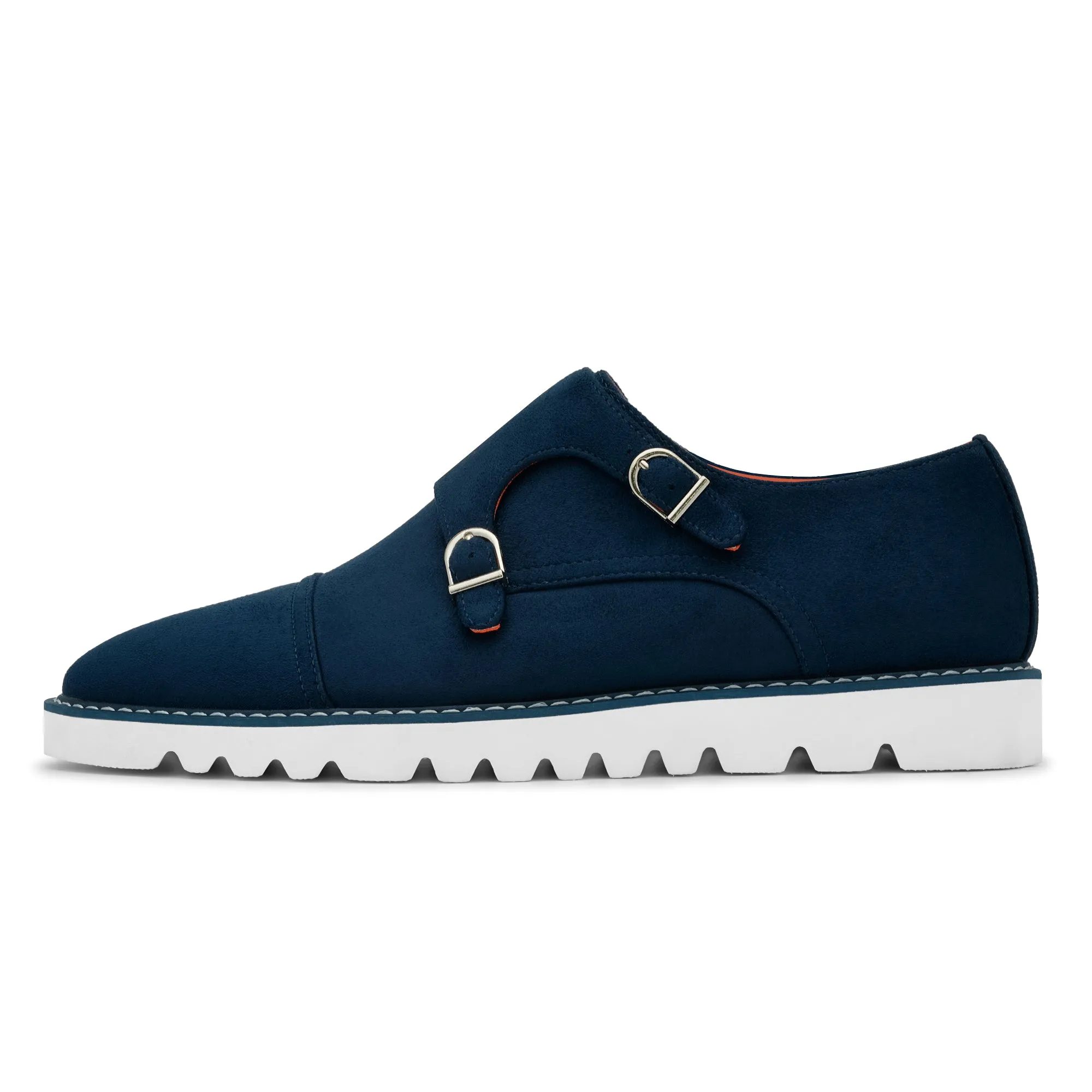 The Freshman S TAYNO Suede Double Monk Strap Oxford Sneaker