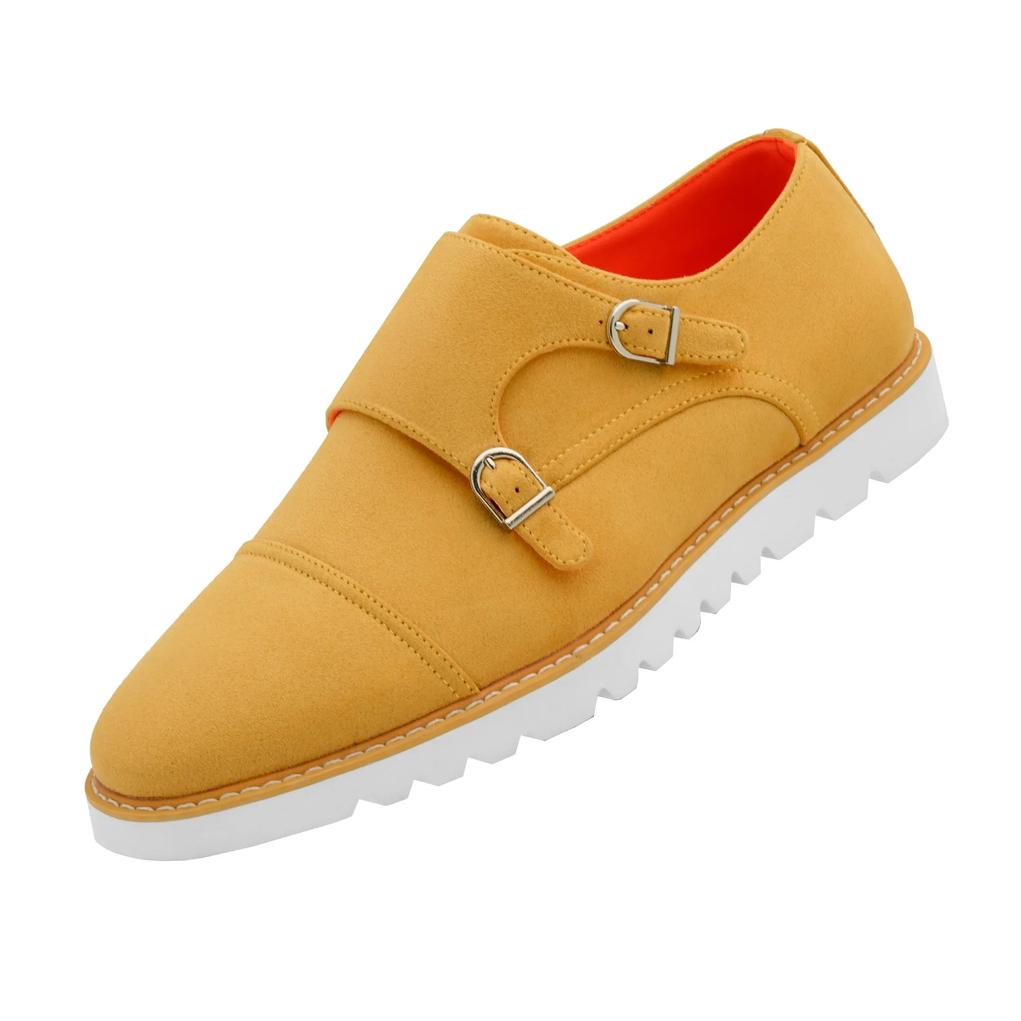 The Freshman S TAYNO Suede Double Monk Strap Oxford Sneaker