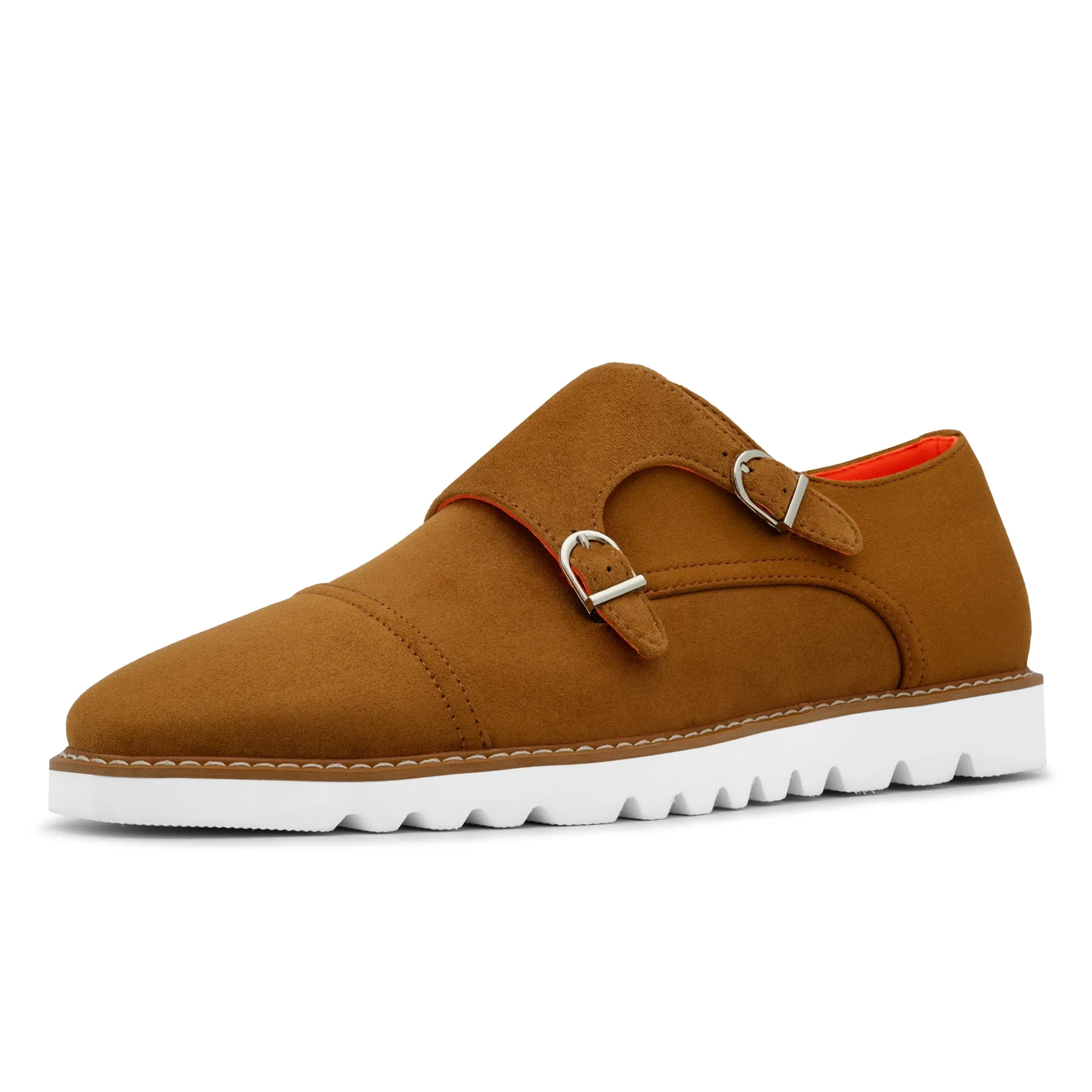 The Freshman S TAYNO Suede Double Monk Strap Oxford Sneaker