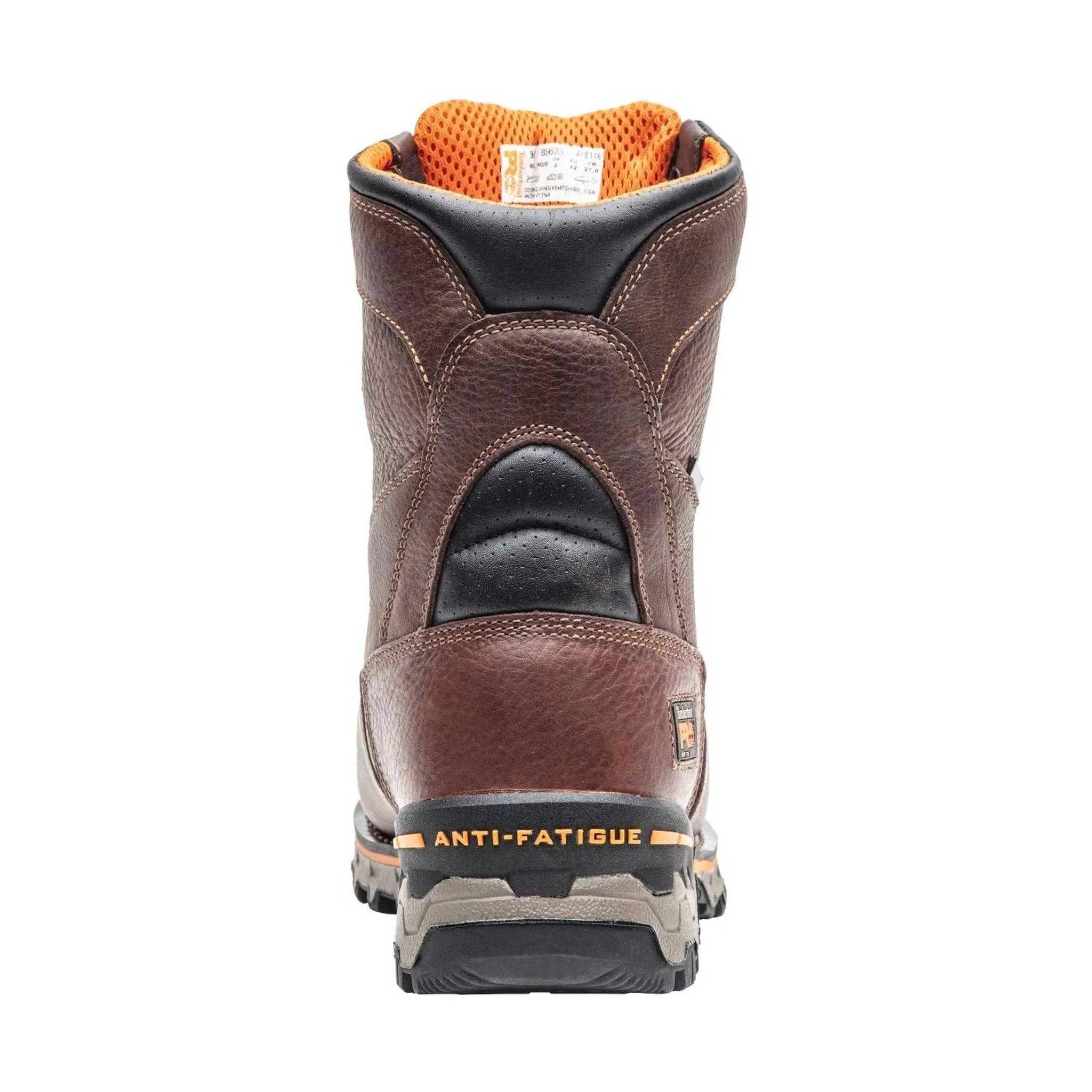Timberland Pro Men's 8 Inch Boondock Waterproof Insulated Soft Toe Work Boots - Brown