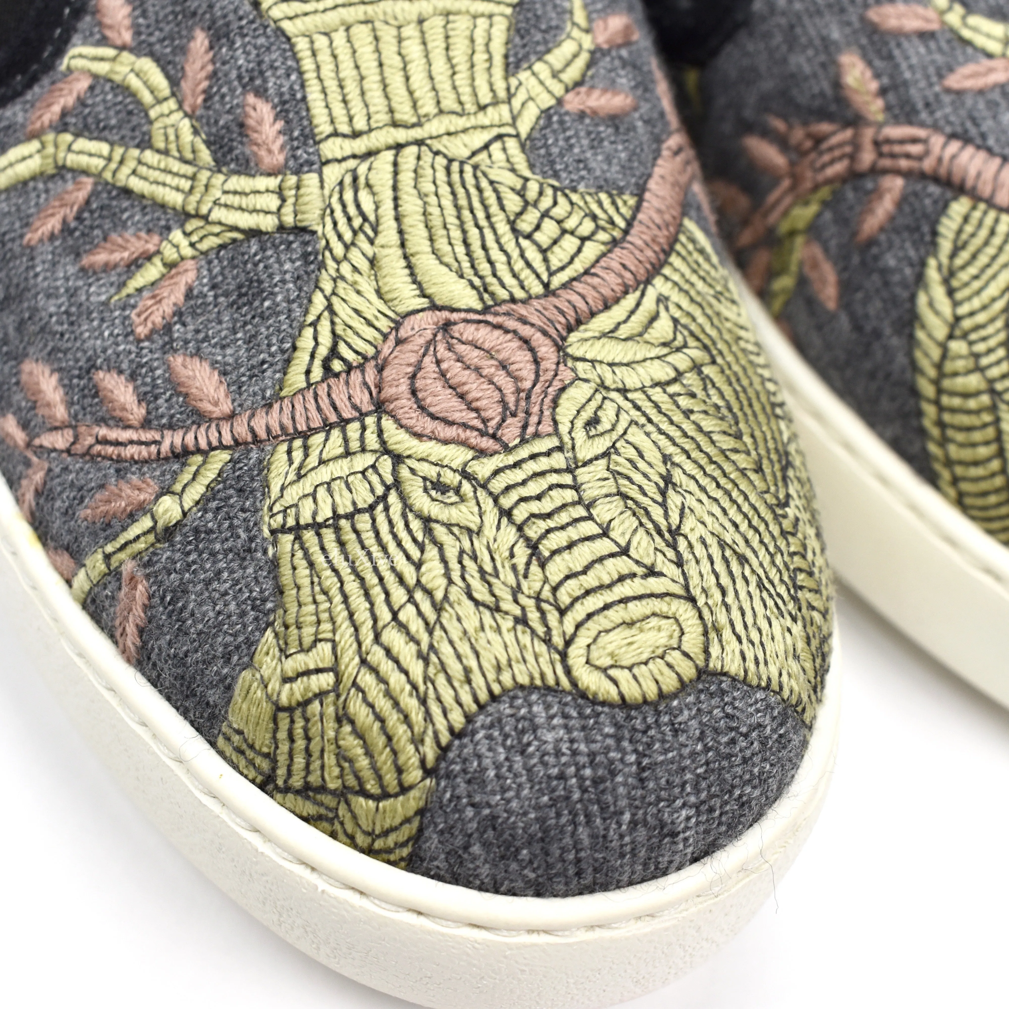 Valentino - Embroidered Tapestry Skate Sneakers