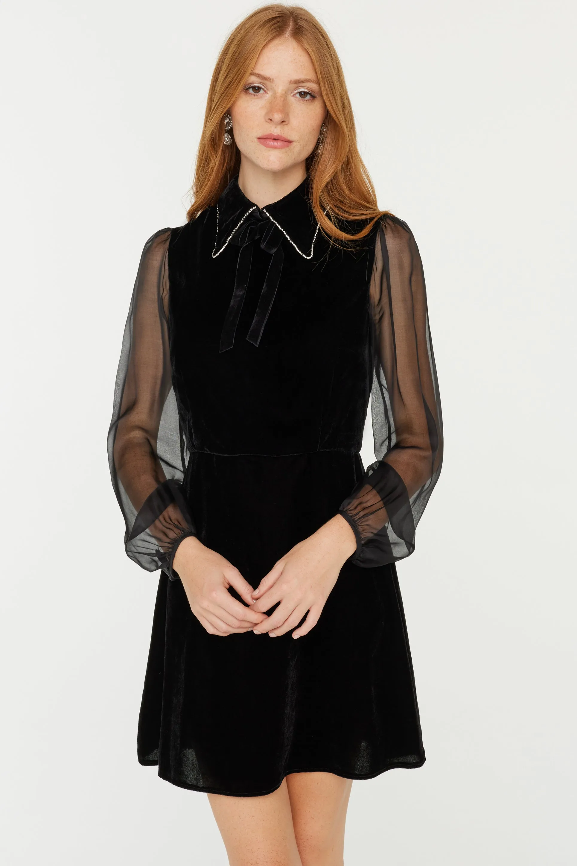 Velvet Mini Matilda Dress