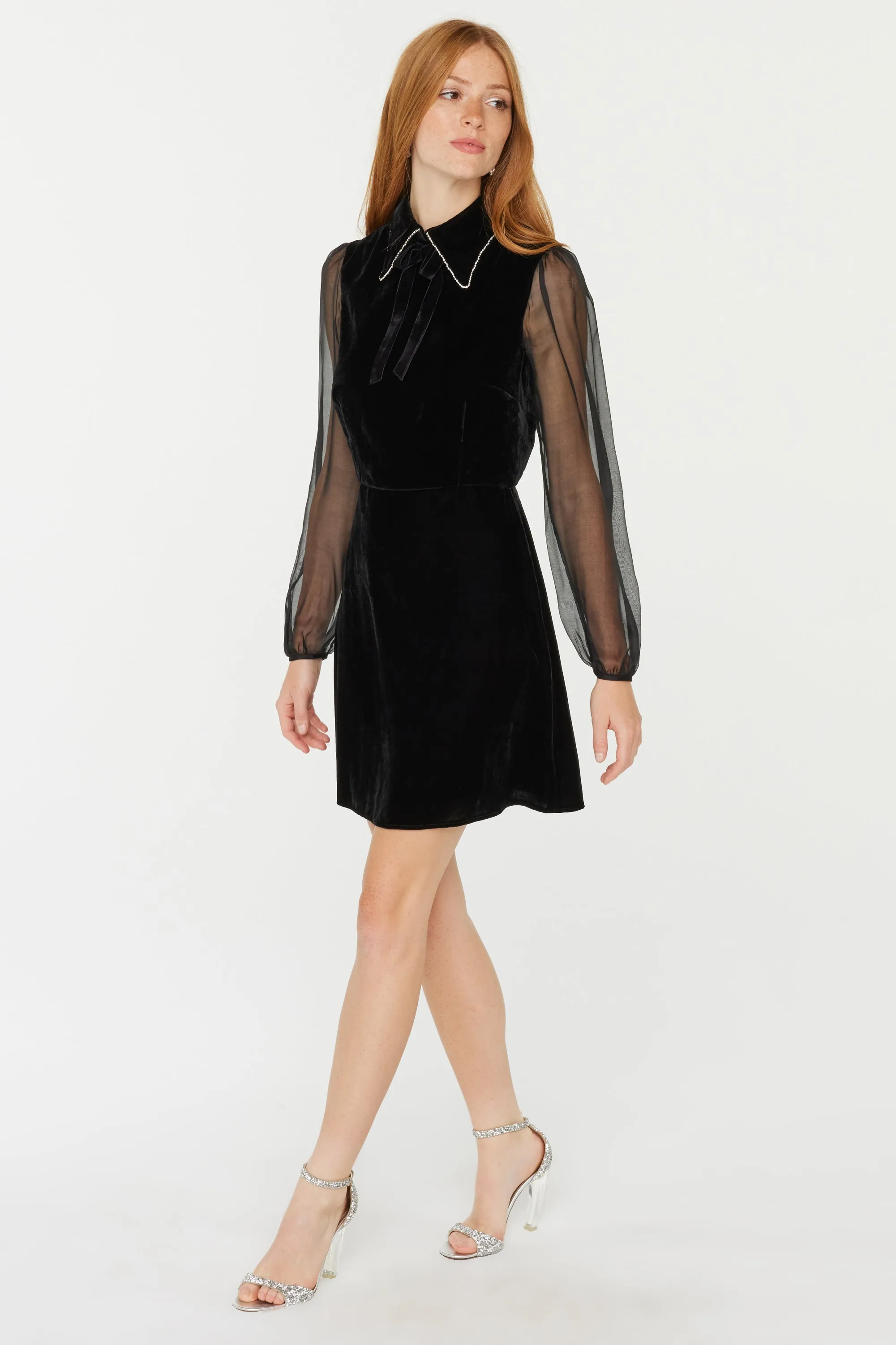 Velvet Mini Matilda Dress