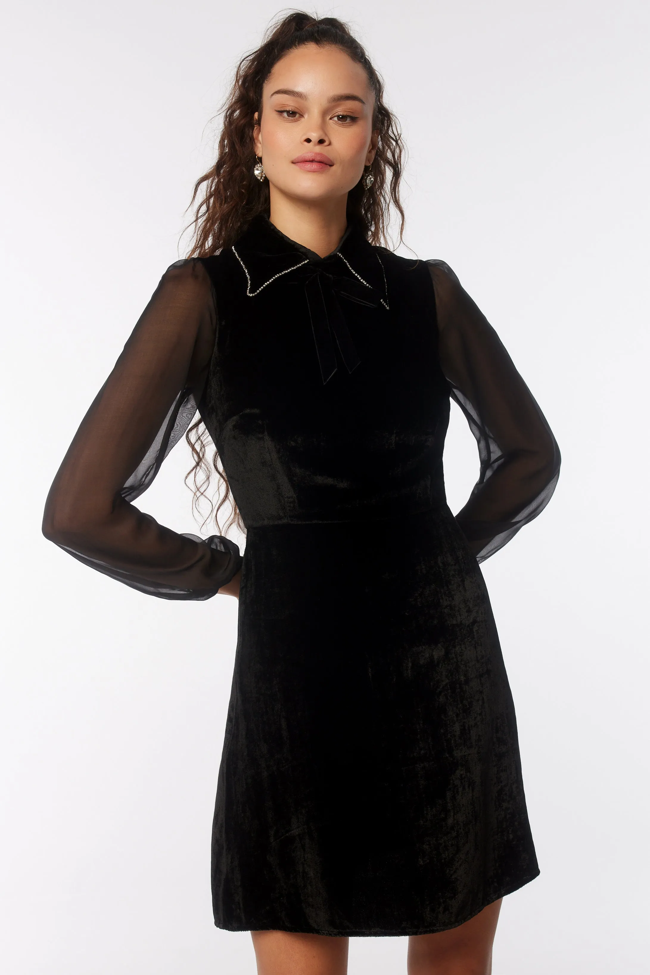 Velvet Mini Matilda Dress