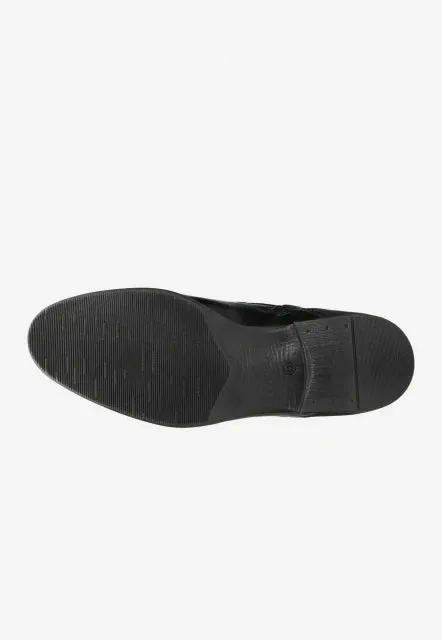 Wojas Black Leather Insulated Ankle Boots | 2408171